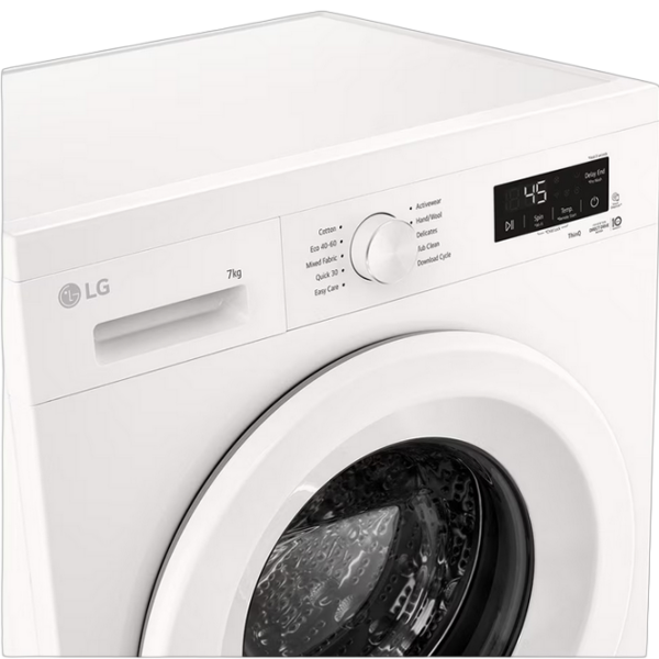 Стиральная машина LG F2X10S7NWH Белый 7 кг, 1200 об/мин, A photo 6
