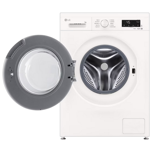 Стиральная машина LG F2X10S7NWH Белый 7 кг, 1200 об/мин, A photo 7