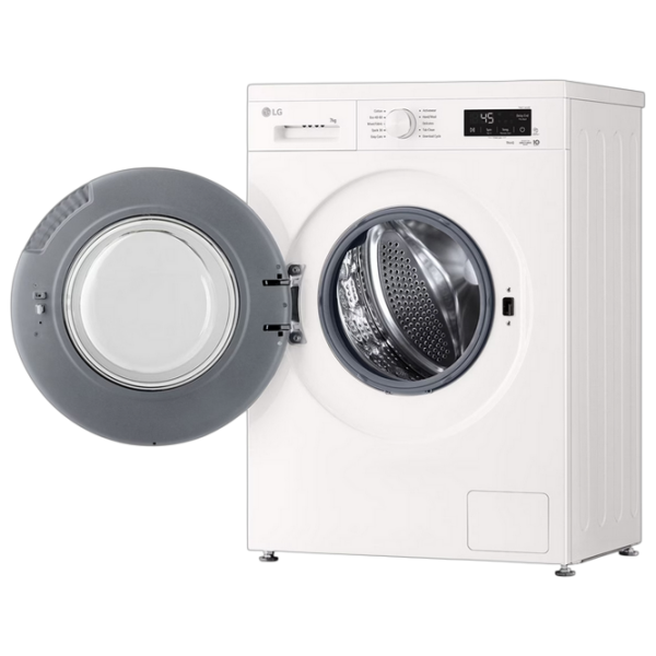 Стиральная машина LG F2X10S7NWH Белый 7 кг, 1200 об/мин, A photo 8