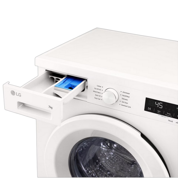Стиральная машина LG F2X10S7NWH Белый 7 кг, 1200 об/мин, A photo 10