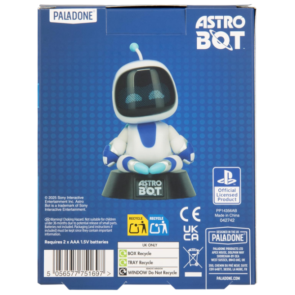 Lampă LED Paladone Astrobot Icon White Baterie photo 4