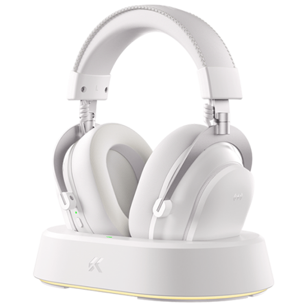 Наушники Mchose V9 Turbo Icy White Беспроводные / Игровой / Полноразмерные photo 1