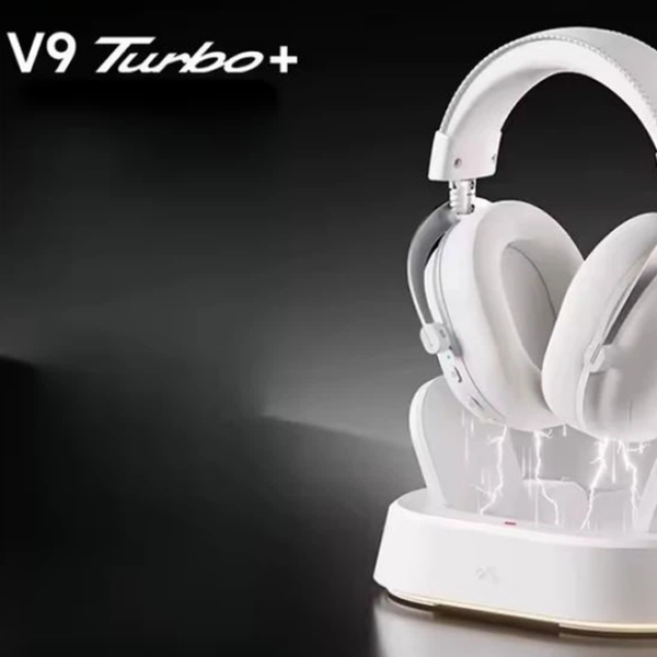 Наушники Mchose V9 Turbo Icy White Беспроводные / Игровой / Полноразмерные photo 3