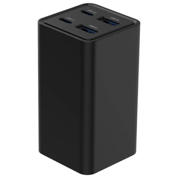 Adaptor Gembird TA-UC-2A2C-PD65-01-BK (65 W) Black 3.25 A / Black photo 1