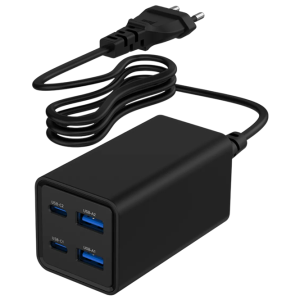 Adaptor Gembird TA-UC-2A2C-PD65-01-BK (65 W) Black 3.25 A / Black photo 2