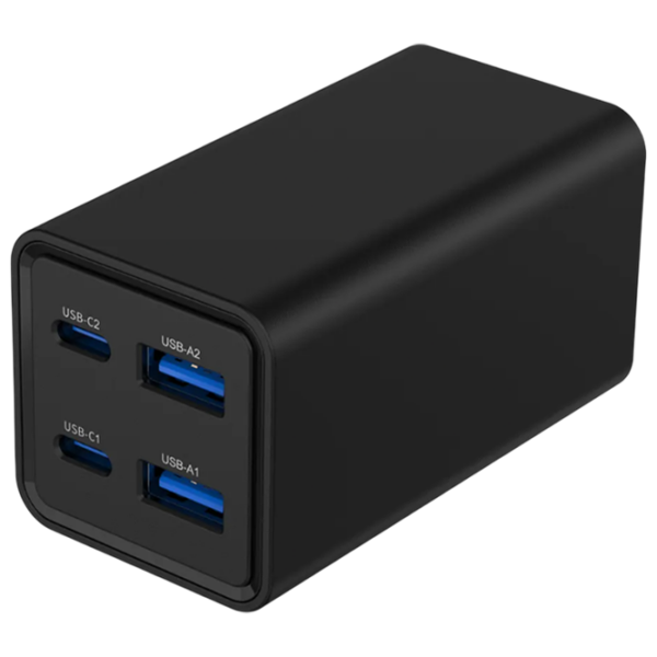 Adaptor Gembird TA-UC-2A2C-PD65-01-BK (65 W) Black 3.25 A / Black photo 3