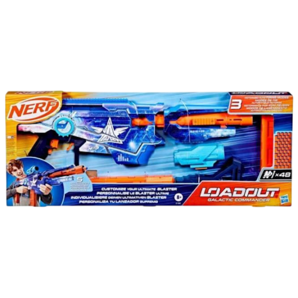 Blaster Nerf Blaster Galactic Commander G1580 Blue cu patroane, Săgeți, 8+ photo 2