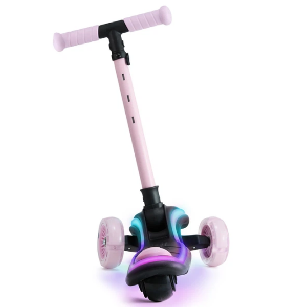 Детский трёхколёсный самокат KinderKraft Raket (KRRAKE00PNK0000) Розовый 3 года, 50 кг, Полиуретановые photo 3