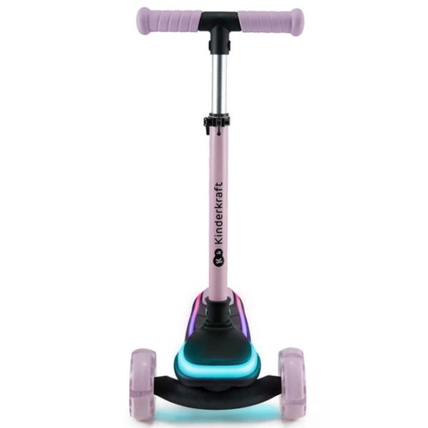 Детский трёхколёсный самокат KinderKraft Raket (KRRAKE00PNK0000) Розовый 3 года, 50 кг, Полиуретановые photo 8