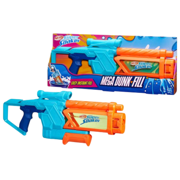 Pistol cu apă Nerf Mega Dunk Fill G0999 Blue de apă, Apă, 6+ photo 3