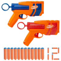 Blaster Nerf N-Series Duo Pack G1492 Orange cu patroane, Săgeți, 8+