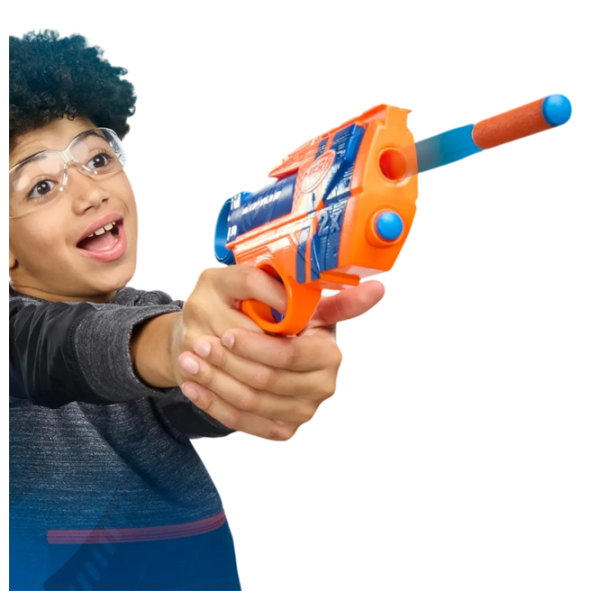 Blaster Nerf N-Series Duo Pack G1492 Orange cu patroane, Săgeți, 8+ photo 4