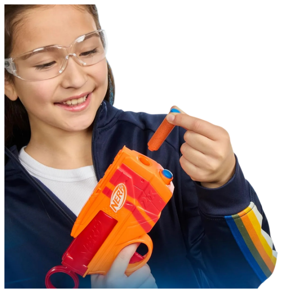 Blaster Nerf N-Series Duo Pack G1492 Orange cu patroane, Săgeți, 8+ photo 5