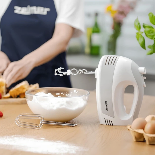 Mixer ZELMER ZHM2450 White 700 W, Numărul de viteze: 5, Regim turbo photo 3