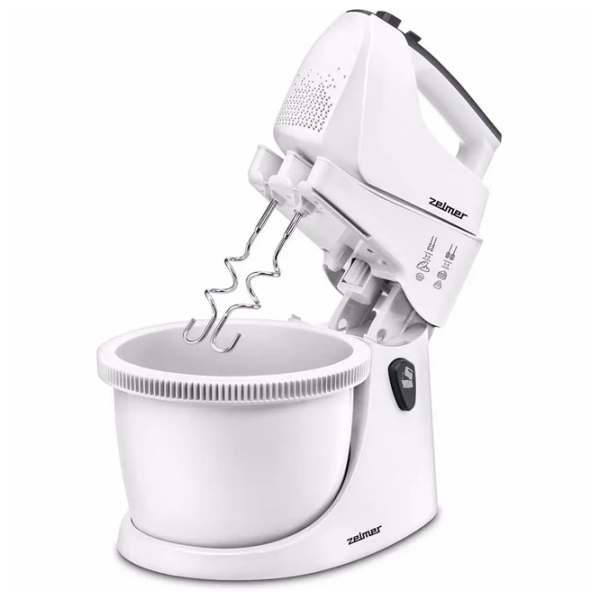 Mixer ZELMER ZHM2559 White 750 W, Numărul de viteze: 5, Regim turbo photo 3