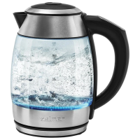Ceainic electric ZELMER ZCK8030 Inox 2200 W, 1.7l, Material interior: Sticlă