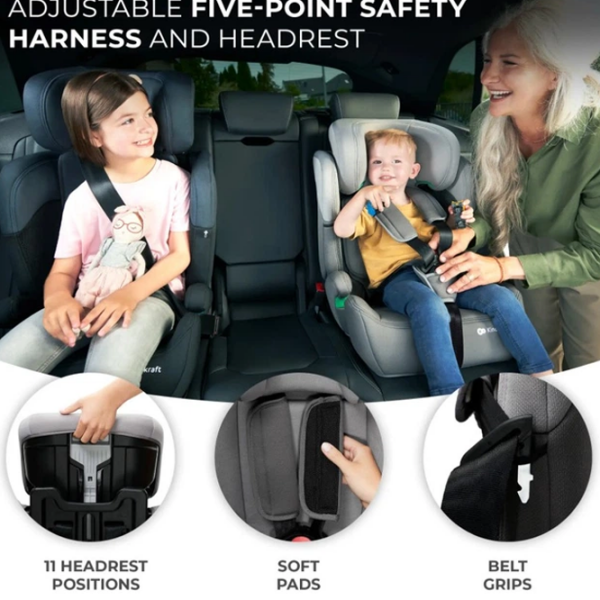 Scaun auto KinderKraft Comfort Up 2 KCCOUP02HAP0000 Black 9 luni - 12 ani, 36 kg photo 8