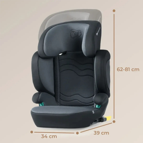 Scaun auto KinderKraft Xpand 2 PRO i-Size KCXPPR02BLK0000 Black 3.5 ani - 12 ani, 36 kg photo 7