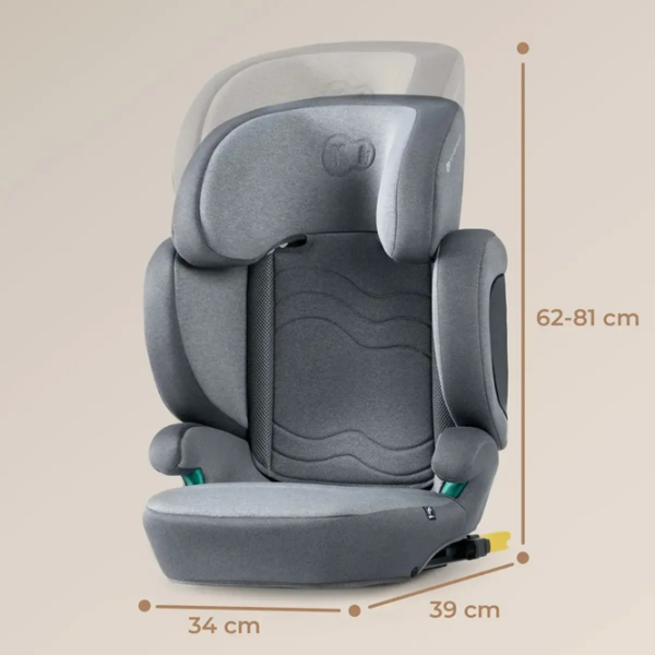 Scaun auto KinderKraft Xpand 2 PRO i-Size KCXPPR02GRY0000 Gray 3.5 ani - 12 ani, 36 kg photo 5