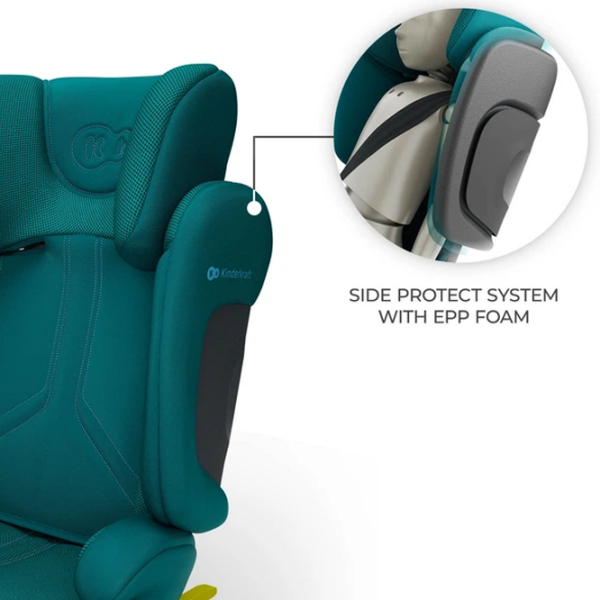 Scaun auto KinderKraft Xpand 2 PRO i-Size KCXPPR02GRE0000 Green 3.5 ani - 12 ani, 36 kg photo 5