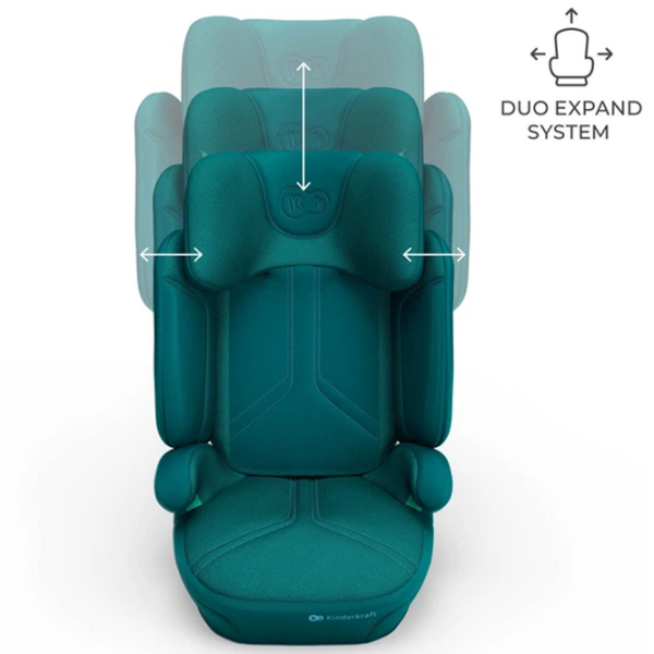 Scaun auto KinderKraft Xpand 2 PRO i-Size KCXPPR02GRE0000 Green 3.5 ani - 12 ani, 36 kg photo 7