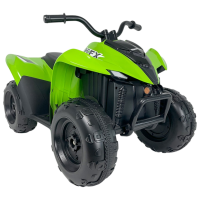 ATV pentru copii Injusa Kawasaki KFX90 6V Green 4+ | 25 kg | 5 km/h