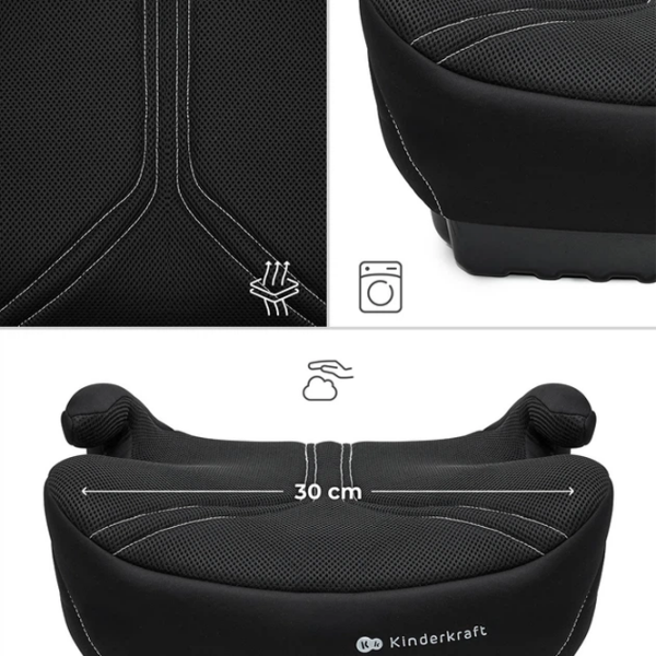 Scaun auto KinderKraft I-BOOST 2 PRO i-Size KCIBOO02BLKPR00 Black 6 ani - 12 ani, 36 kg photo 3