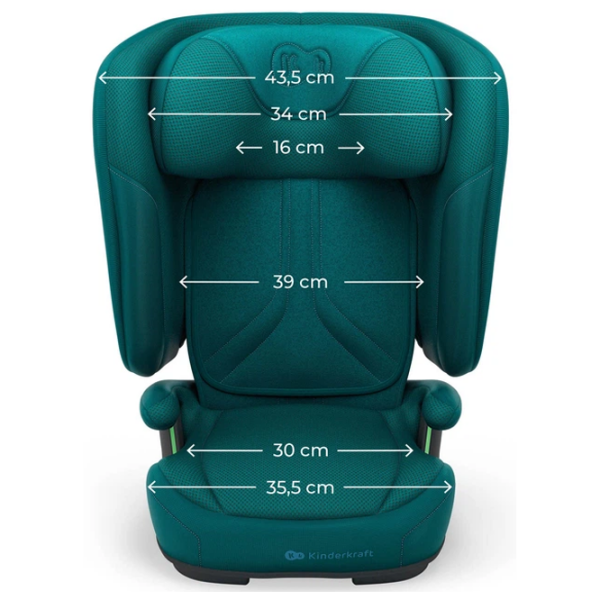Scaun auto KinderKraft UNITY 2 I-Size KCUNIT02GRE0000 Green 3.5 ani - 12 ani, 36 kg photo 12