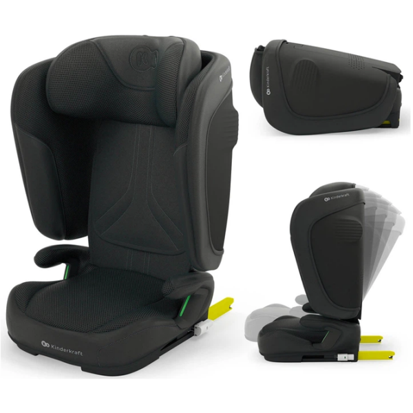 Scaun auto KinderKraft UNITY 2 I-Size KCUNIT02BLK0000 Black 3.5 ani - 12 ani, 36 kg photo 2
