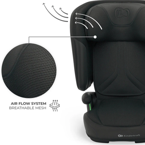 Scaun auto KinderKraft UNITY 2 I-Size KCUNIT02BLK0000 Black 3.5 ani - 12 ani, 36 kg photo 5