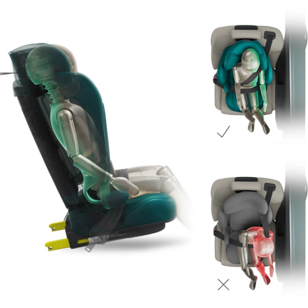 Scaun auto KinderKraft UNITY 2 I-Size KCUNIT02BLK0000 Black 3.5 ani - 12 ani, 36 kg photo 9