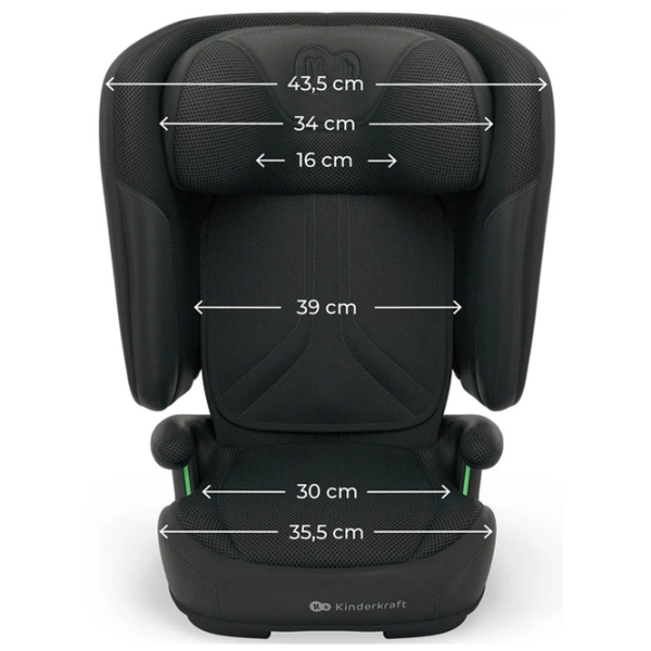 Scaun auto KinderKraft UNITY 2 I-Size KCUNIT02BLK0000 Black 3.5 ani - 12 ani, 36 kg photo 10
