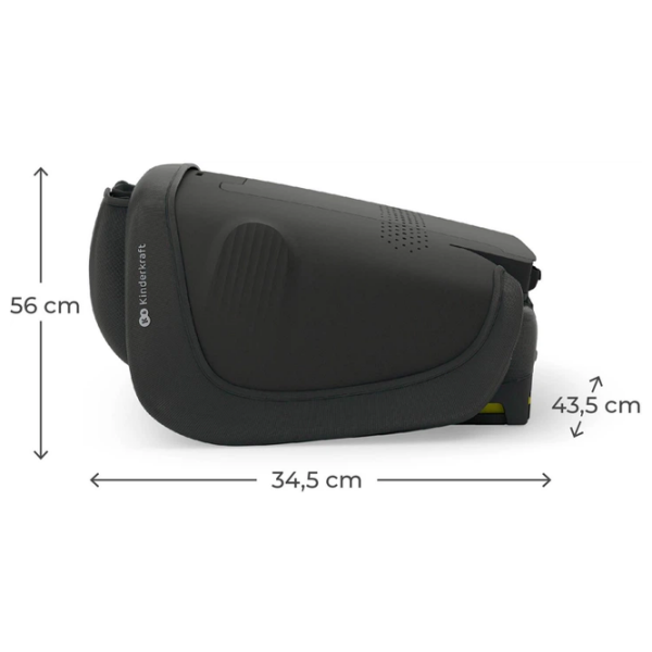 Scaun auto KinderKraft UNITY 2 I-Size KCUNIT02BLK0000 Black 3.5 ani - 12 ani, 36 kg photo 12