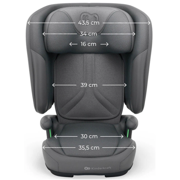 Scaun auto KinderKraft UNITY 2 I-Size KCUNIT02GRY0000 Gray 3.5 ani - 12 ani, 36 kg photo 11
