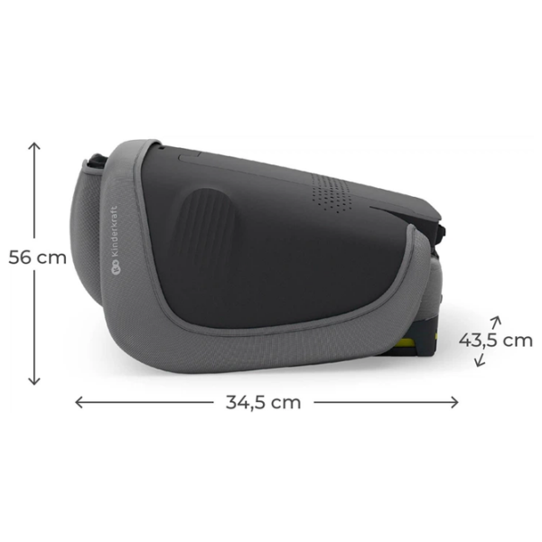 Scaun auto KinderKraft UNITY 2 I-Size KCUNIT02GRY0000 Gray 3.5 ani - 12 ani, 36 kg photo 13