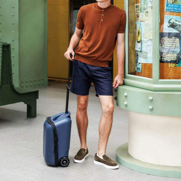 Чемодан Micro Ride On Luggage Eazy Weekender Синий Темный 26л   photo 9
