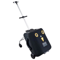 Valiză Micro Micro Ride On Luggage Eazy Black 26l  