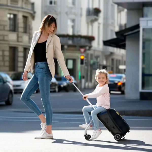 Valiză Micro Micro Ride On Luggage Eazy Black 26l   photo 6