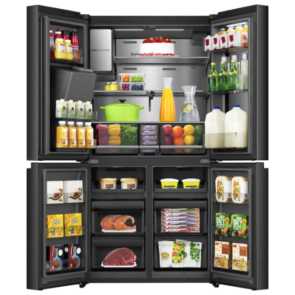Frigider Hisense RQ600P7SKE Black 349l / No Frost, 121l / No Frost, E photo 3