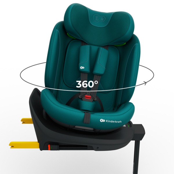 Scaun auto KinderKraft I-360 2 PLUS i-Size KCI36002GREPL00 Green 0 luni - 12 ani, 36 kg photo 3