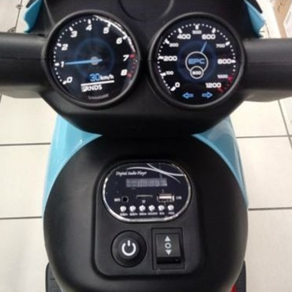 Motocicletă pentru copii Alexis SKC-SW-198 White 3+ | 25 kg | 3.5 km/h photo 2