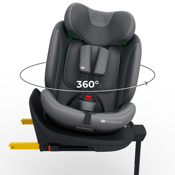 Scaun auto KinderKraft I-360 2 PLUS i-Size KCI36002GRYPL00 Gray 0 luni - 12 ani, 36 kg photo 3