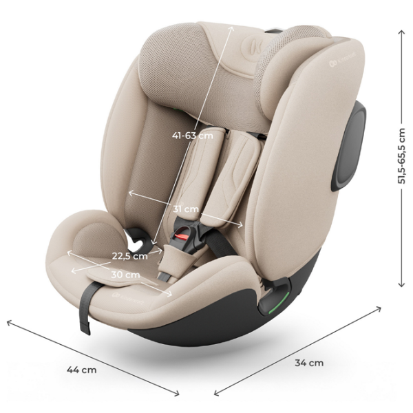 Scaun auto KinderKraft ENDURA SAFE KCIFEN00BEG0000 Beige 3 luni - 12 ani, 36 kg photo 11