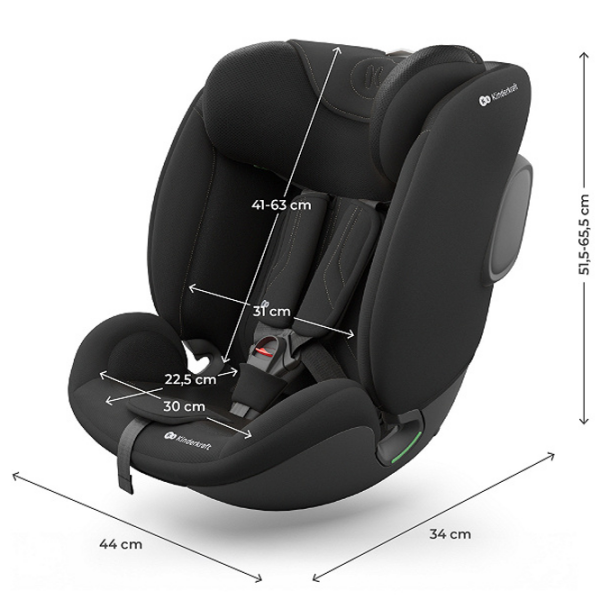 Scaun auto KinderKraft ENDURA SAFE KCIFEN00BLK0000 Black 3 luni - 12 ani, 36 kg photo 11