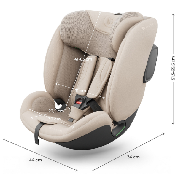 Scaun auto KinderKraft ENDURA SAFE MODULAR SYSTEM KCIFEN00BEG0000 Beige 3 luni - 12 ani, 36 kg photo 17
