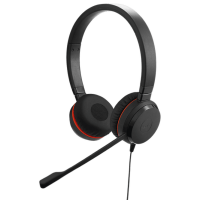 Căști Jabra EVOLVE 20 SE Black Cu fir / Personal / On the ear
