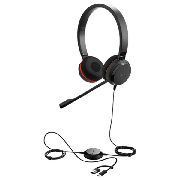 Căști Jabra EVOLVE 20 SE Black Cu fir / Personal / On the ear photo 2