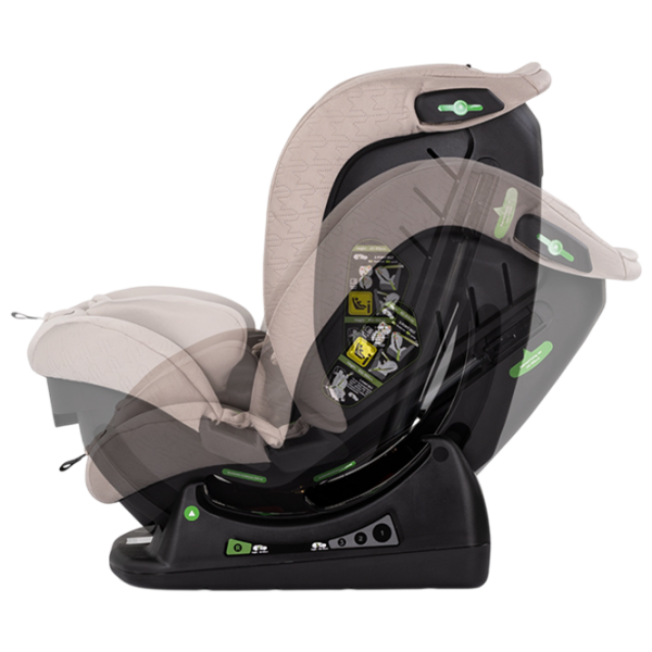 Scaun auto Chipolino Aviato I-size STKAVT02503TI Beige 0 luni - 12 ani, 36 kg photo 5