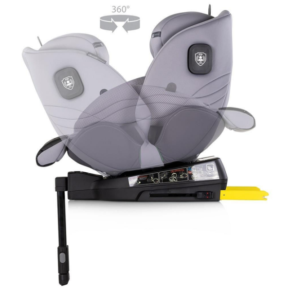 Scaun auto Chipolino Premium STKPR02502CL Gray 0 luni - 12 ani, 36 kg photo 6