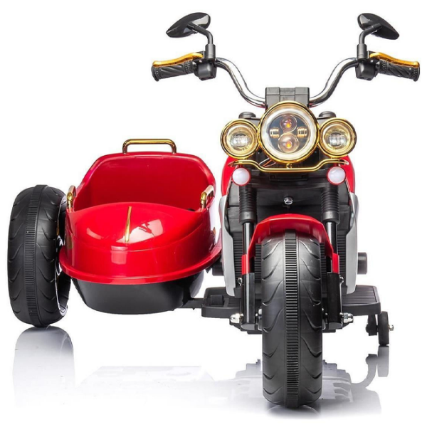 Детский мотоцикл Chipolino Duo Tron Красный 3+ | 50 кг | 3 км/ч photo 3